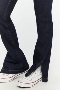 DARK DENIM Split-Hem Slim-Fit Jeans, image 4