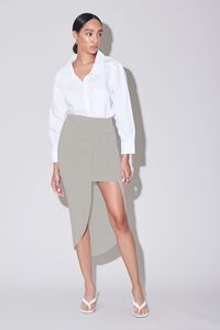 OLIVE Twisted High-Low Skirt, image 5