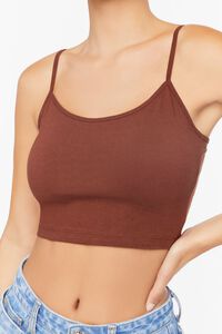CHOCOLATE Cotton-Blend Cropped Cami, image 5