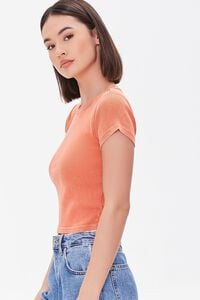 RED Mineral Wash Cropped Tee, image 2