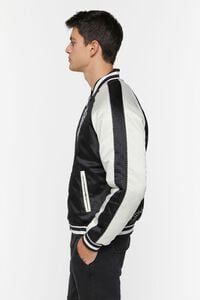 BLACK/WHITE Buena Suerte Varsity Souvenir Jacket, image 2