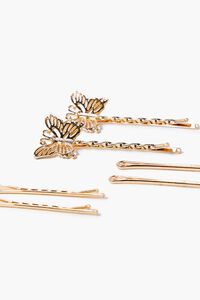 GOLD Butterfly Bobby Pin Set, image 2