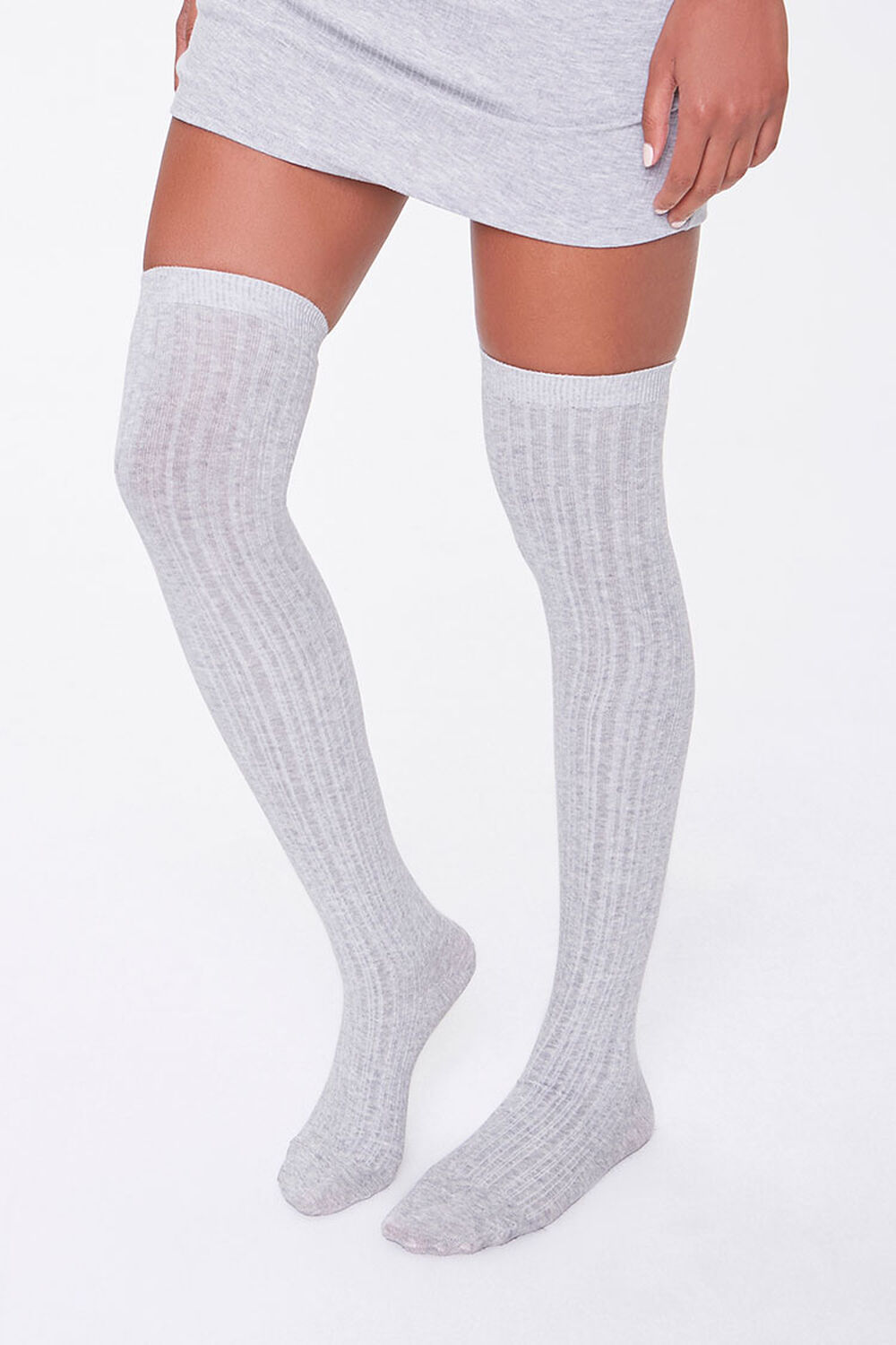 Ribbed Over-the-Knee Socks, image 1