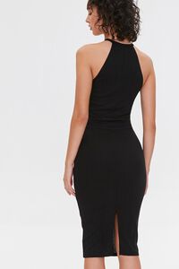 BLACK Sleeveless Bodycon Dress, image 4