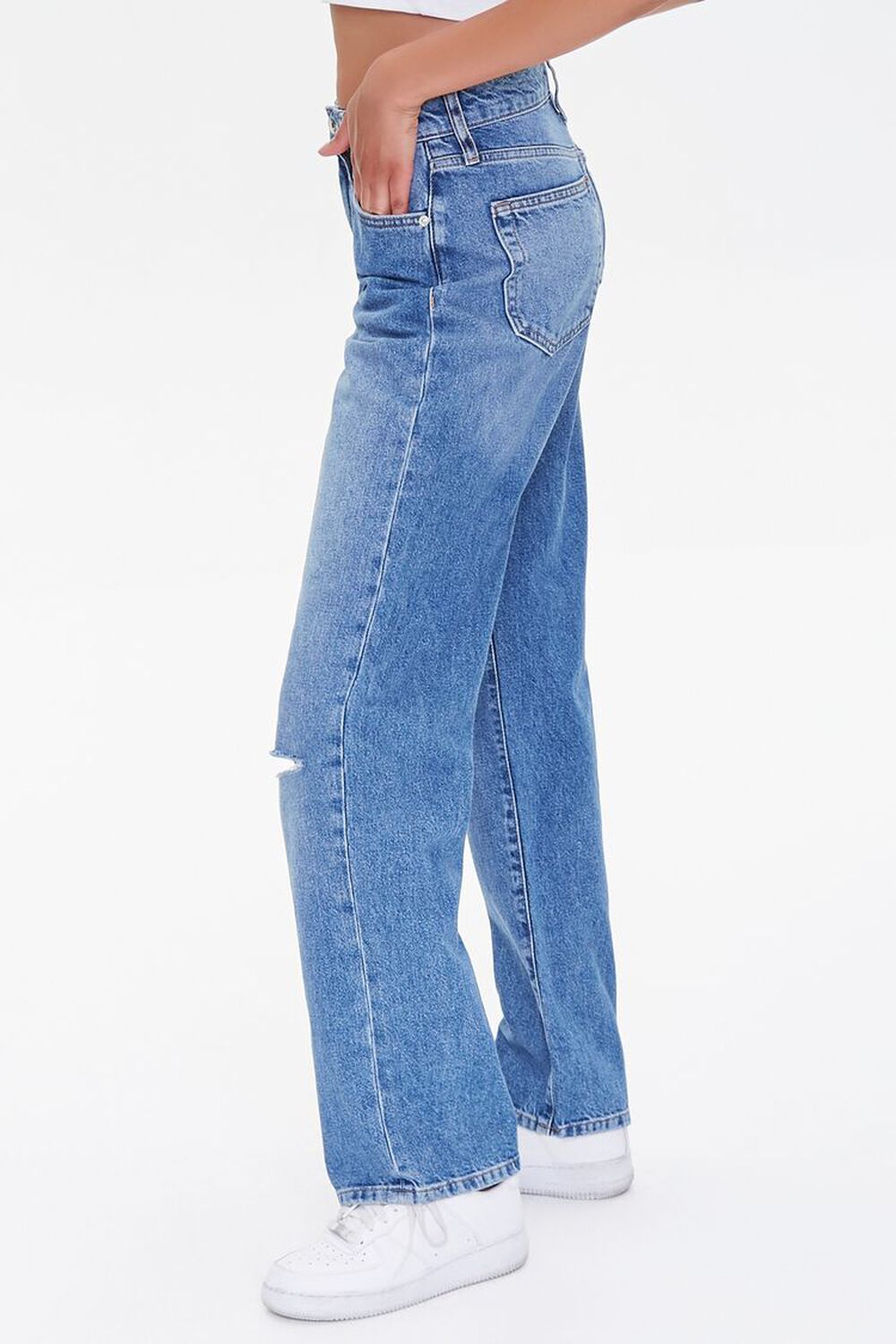 Distressed 90s-Fit Jeans