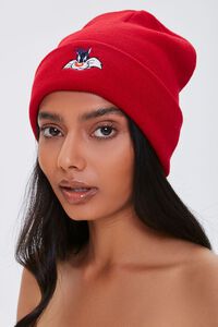 Sylvester Embroidered Graphic Beanie, image 1