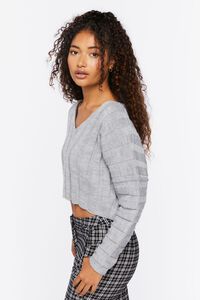 HEATHER GREY Ribbed Relaxed-Fit Sweater, image 2