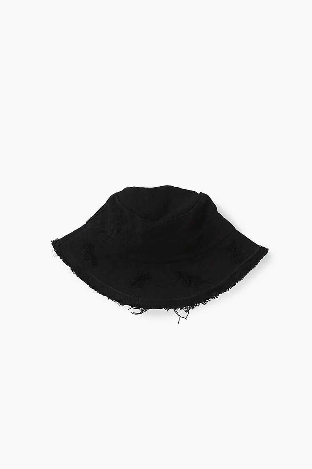 BLACK Kids Distressed Bucket Hat (Girls + Boys), image 1