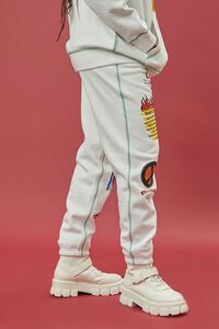 WHITE/MULTI Ron Bass Black Is Power Joggers, image 3