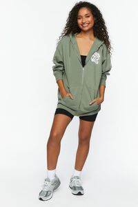 AGAVE/MULTI More Self Love Graphic Zip-Up Hoodie, image 4