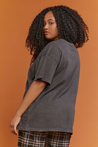 CHARCOAL/MULTI Plus Size Airwalk Happy Face Graphic Tee, image 3