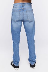 MEDIUM DENIM Slim-Fit Whiskered Jeans, image 4