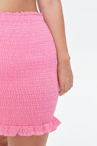 PINK ICING Plus Size Smocked Mini Skirt, image 6