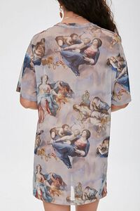 Sheer Renaissance Art T-Shirt Dress, image 3