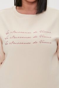 Plus Size La Naissance De Venus Pullover, image 5