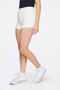 WHITE Curvy High-Rise Denim Shorts, image 3