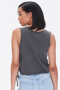 GREY/MULTI Lace-Up Dragon Muscle Tee, image 3