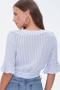 Pinstriped Self-Tie Top, image 3