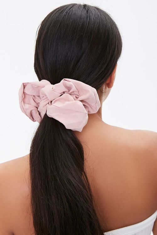 NUDE PINK Oversized Hair Scrunchie, image 1