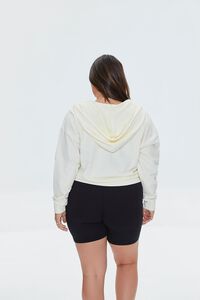VANILLA Plus Size French Terry Zip-Up Hoodie, image 3