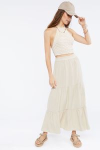 SANDSHELL Tiered High-Rise Maxi Skirt, image 5