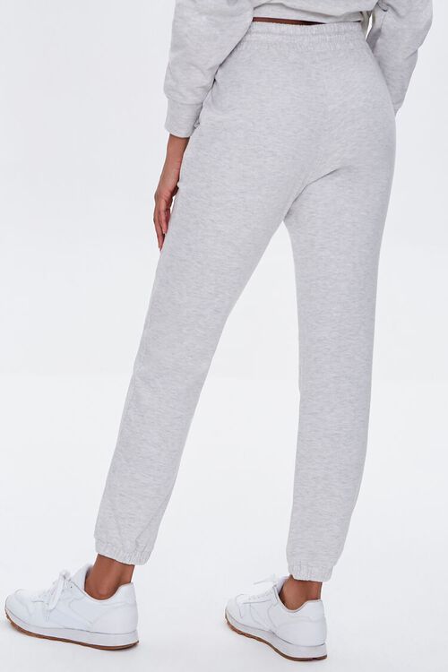 HEATHER GREY/MULTI Self Love Embroidered Graphic Joggers, image 4