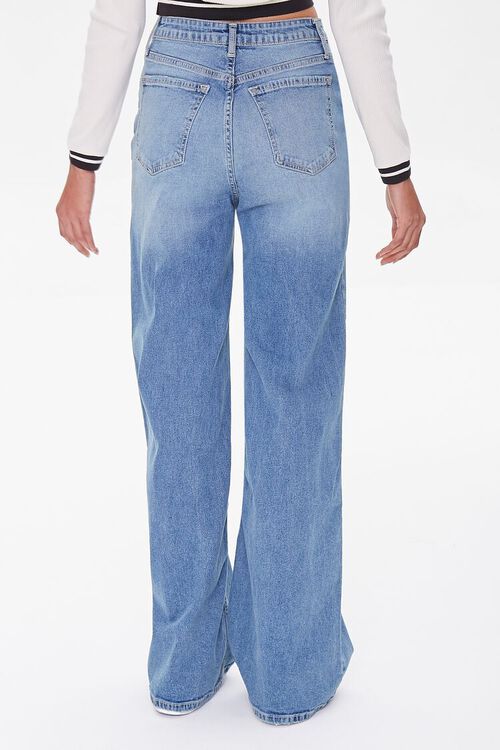 MEDIUM DENIM High-Rise Straight Jeans, image 4