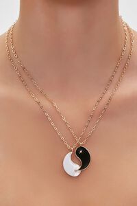 Yin Yang Pendant Necklace Set, image 1