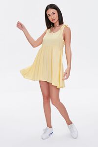 BUTTER Knotted Fit & Flare Dress, image 1