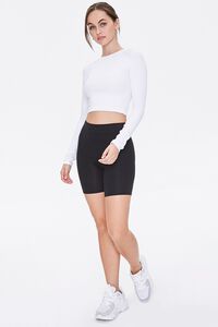 WHITE Active Seamless Cutout Top, image 4