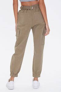 OLIVE Belted Cargo Ankle Pants, image 4