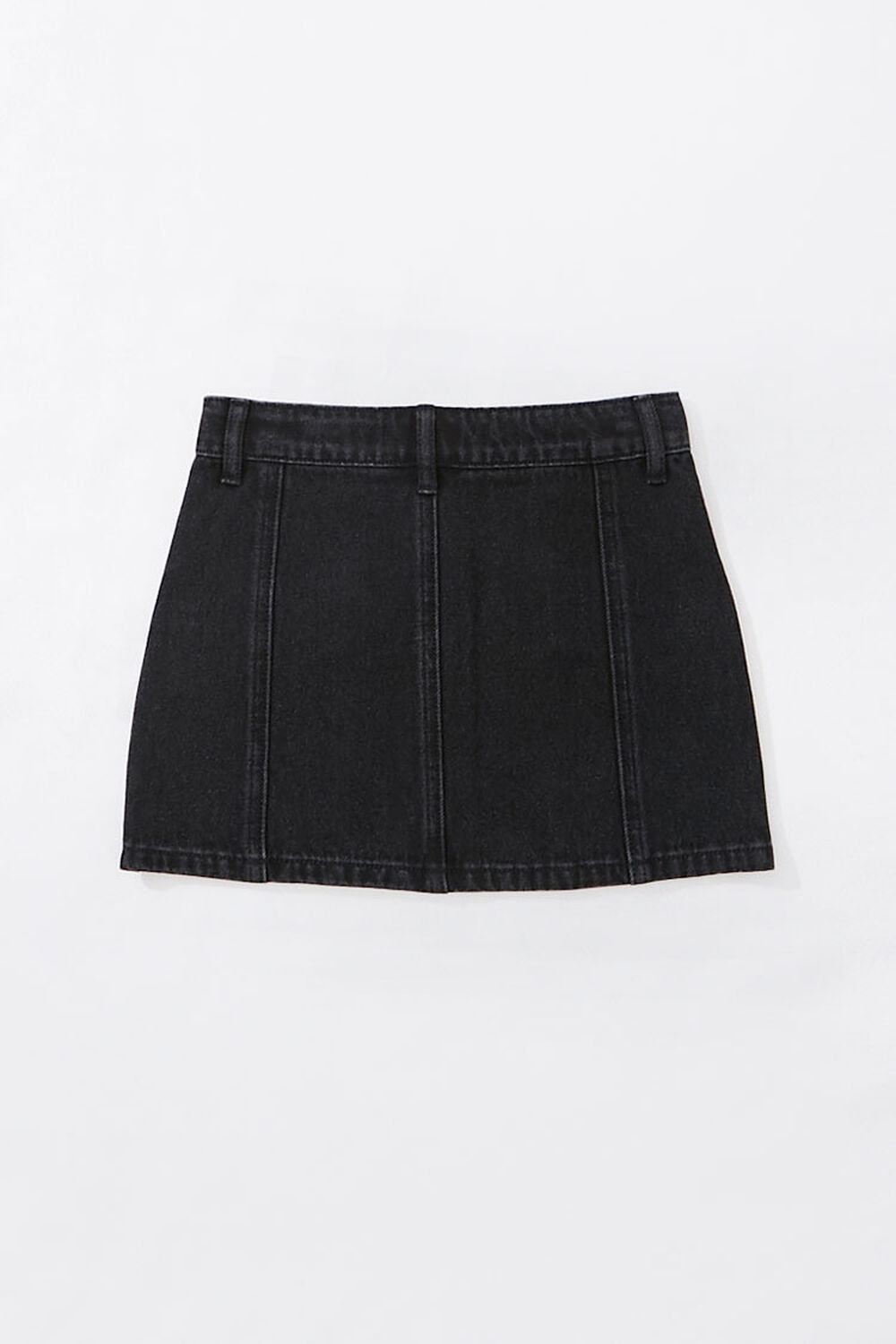 Girls Zip-Up Denim Skirt (Kids), image 2