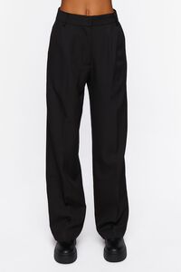 BLACK Double-Breasted Suit Blazer & Pants Set, image 6