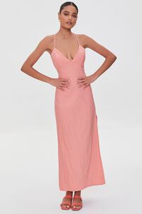 TIGERLILY Lace-Back M-Slit Maxi Dress, image 1