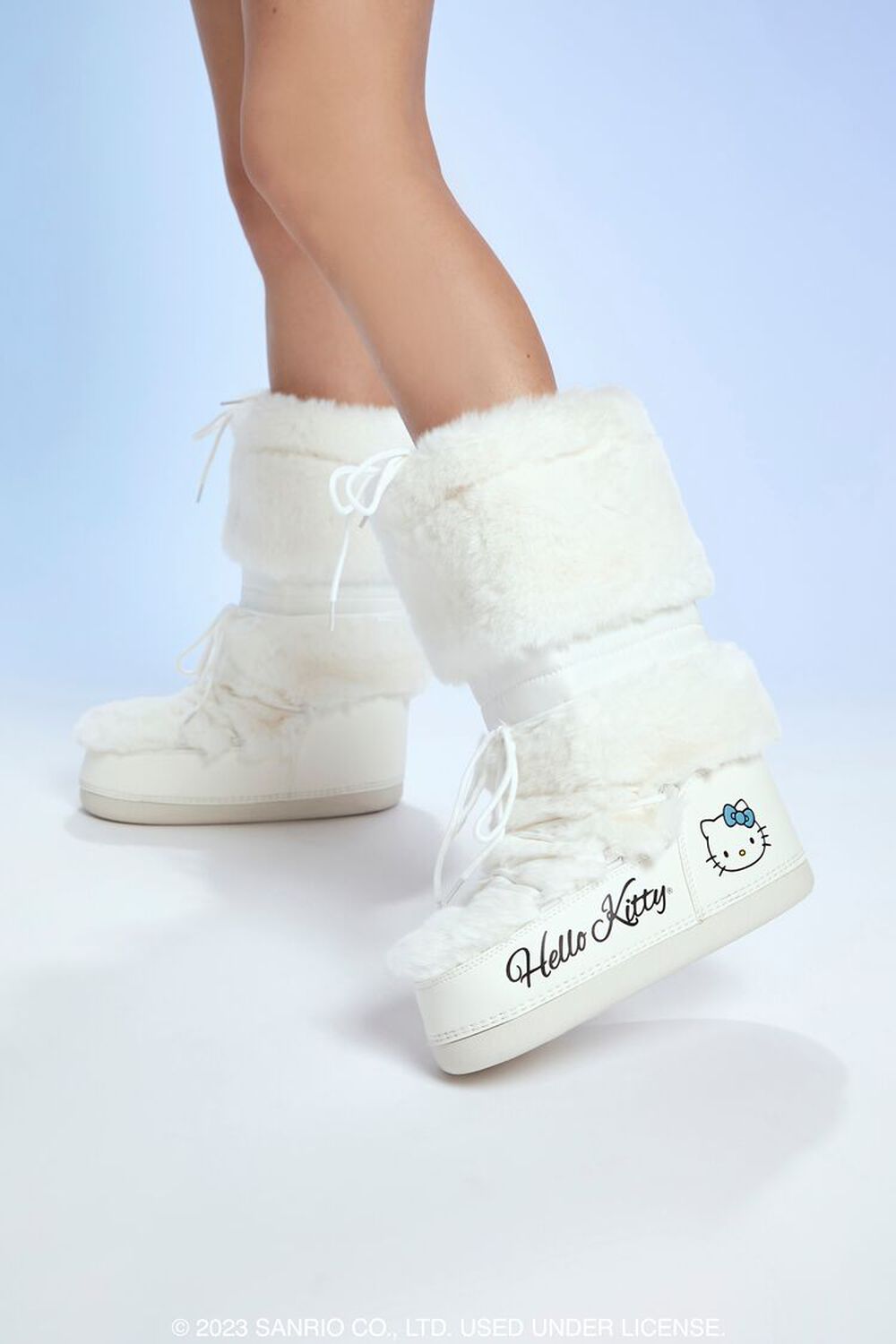 Hello Kitty Faux Fur Boots