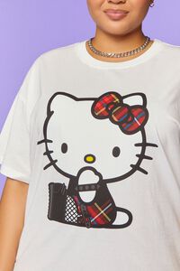 WHITE/MULTI Plus Size Hello Kitty & Friends Graphic Tee, image 5