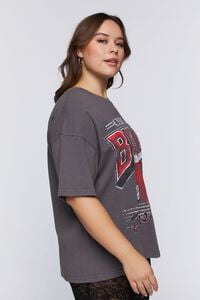 CHARCOAL/MULTI Plus Size Chicago Bulls Graphic Tee, image 2