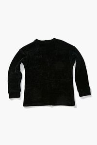 BLACK Girls Buttoned Cardigan Sweater (Kids), image 2