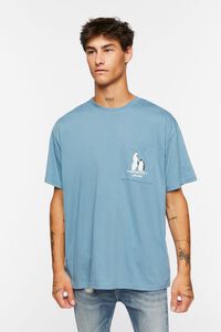 STONE BLUE/MULTI Ice Cold & Co Graphic Tee, image 1