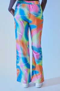 ORANGE/MULTI FUBU Abstract Print Pants, image 4