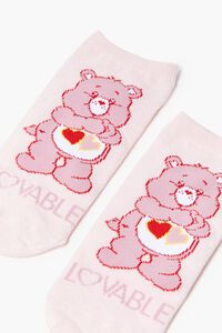 PINK/MULTI Lovable Care Bears Ankle Socks, image 3