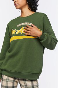 GREEN/MUSTARD Los Angeles Graphic Pullover, image 6