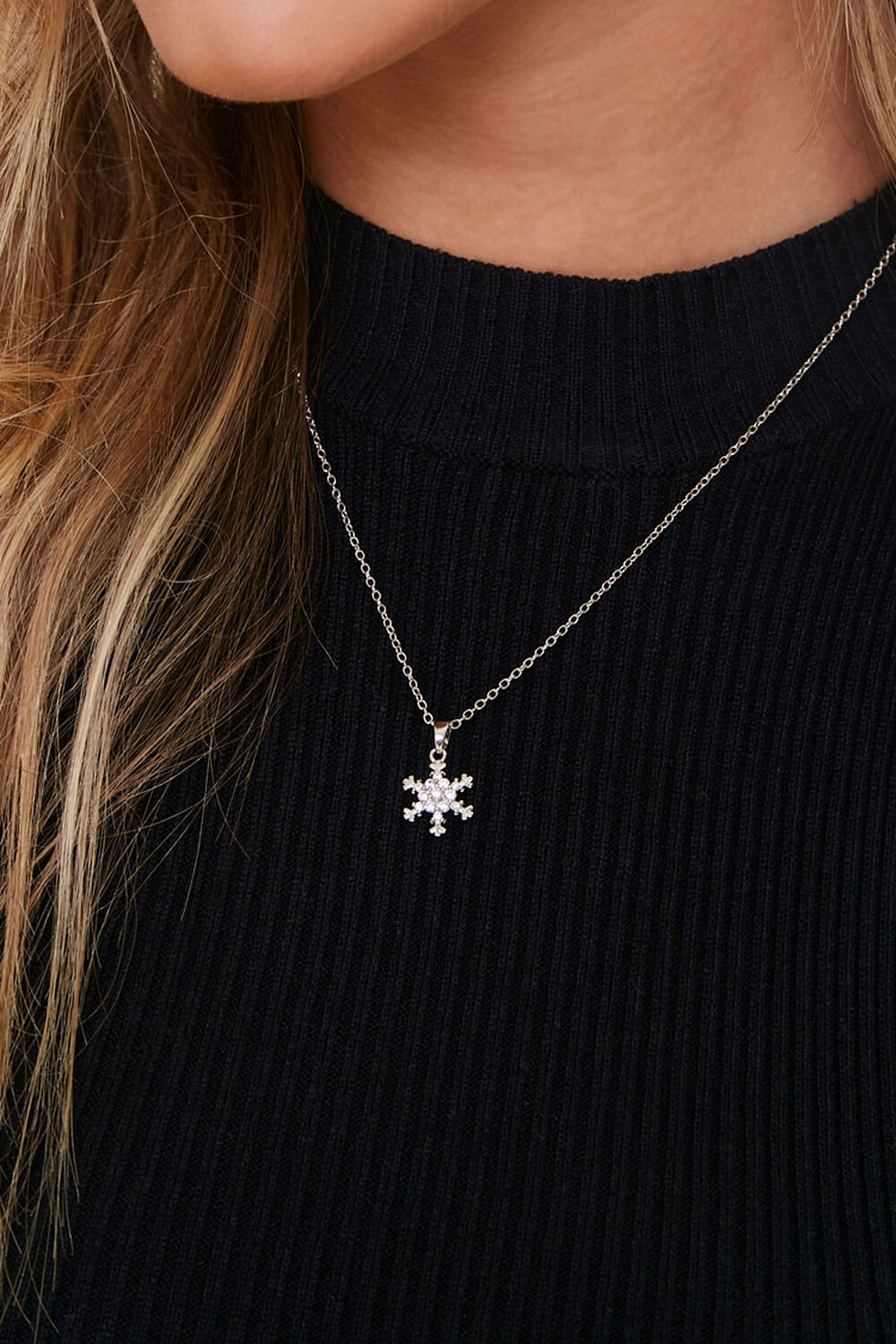 Snowflake Pendant Necklace, image 1