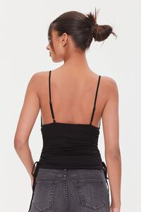 BLACK Side-Tie O-Ring Cutout Cami, image 3