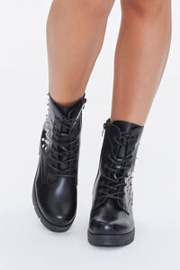 Studded Combat Boots, image 4