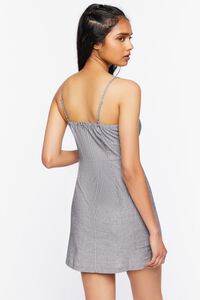 BLACK Pinstriped Mini Cami Dress, image 3