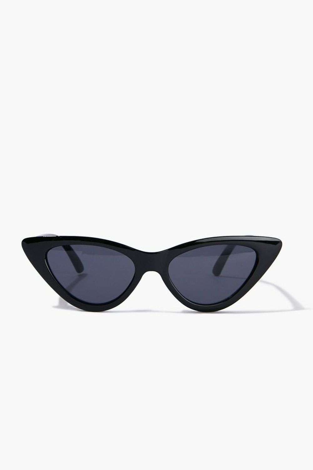 BLACK Skinny Cat-Eye Sunglasses, image 1