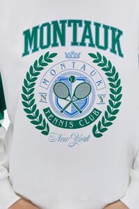 WHITE/GREEN Montauk Tennis Club Pullover, image 5