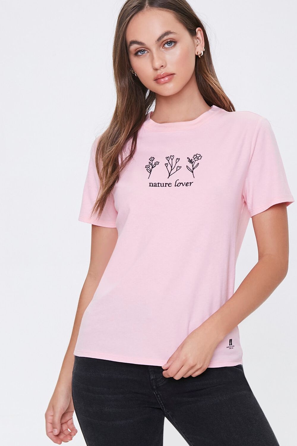 BLUSH/BLACK American Forests Nature Lover Tee, image 1