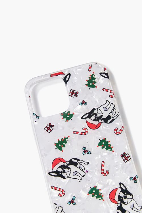 WHITE/MULTI Christmas Phone Case for iPhone 12, image 2